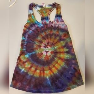 Women's tie dye racerback tank
